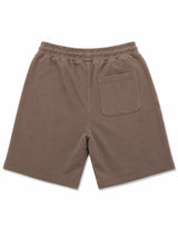 Left Point “Expand Your Horizon” Mocha Fleece Shorts